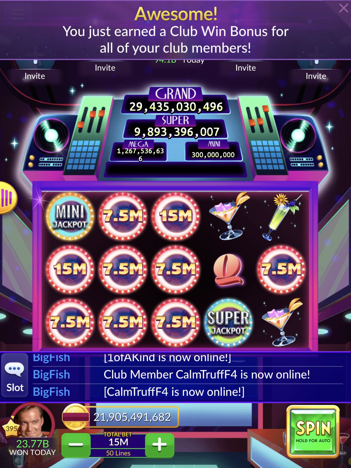 Videoslots game