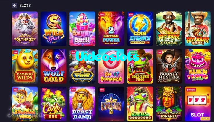 available types of Videoslots bet including pre-match live express and system bets
